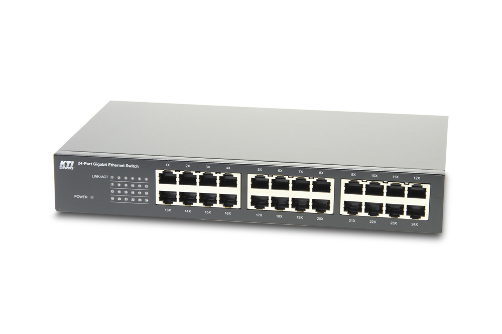 KTI KGS-124 /B 24-Port Gigabit Switch KTI KGS-124 /B 24-Port Gigabit Switch
