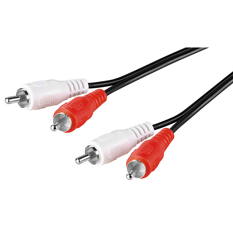 Goobay Audio Stereo Cinch Kabel 2 x Cinchstecker auf 2 x Cinchstecker Goobay Audio Stereo Cinch Kabel 2 x Cinchstecker auf 2 x Cinchstecker