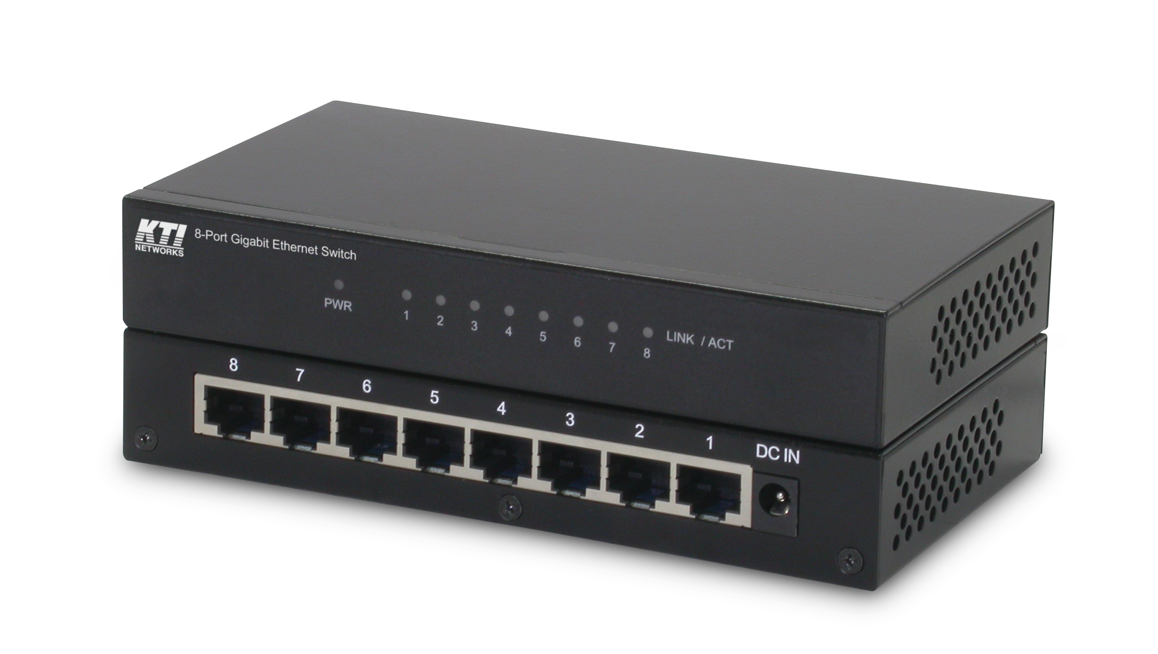 KTI KGS-SOHO-8 B 8-Port Gigabit Switch KTI KGS-SOHO-8 B 8-Port Gigabit Switch