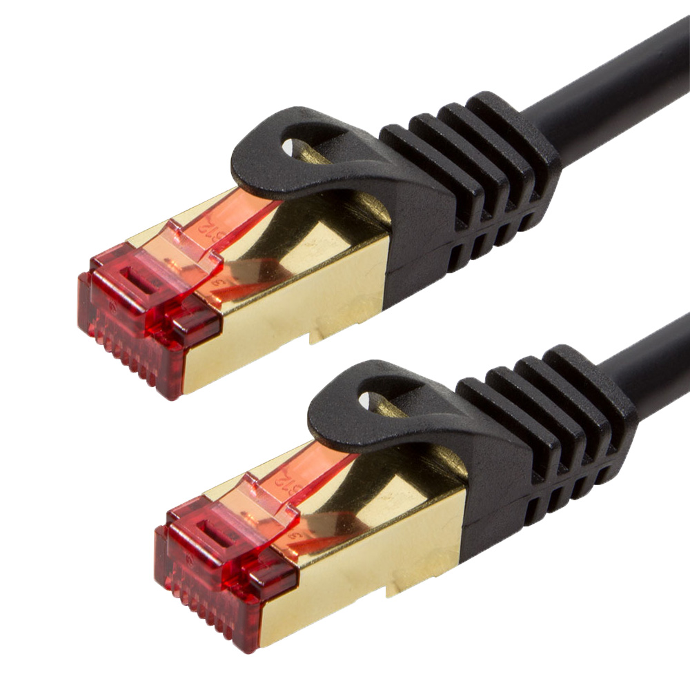 BIGtec LAN Kabel Premium Patchkabel schwarz doppelt geschirmt S/FTP SFTP BIGtec LAN Kabel Premium Patchkabel schwarz doppelt geschirmt S/FTP SFTP
